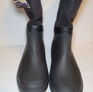NEW Kamik Womens Kensington Waterproof Lightweight Winter Boots All Black sz 9